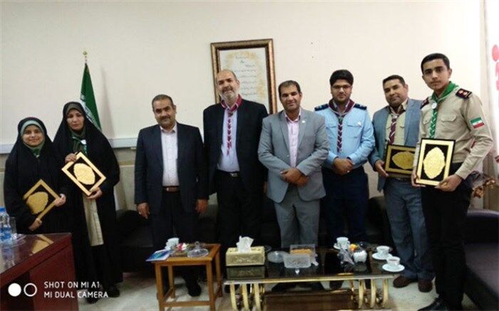 آیین اعطای اعتبار نامه دبیران مجامع اعضا و مربیان پیشتاز سازمان دانش آموزی برگزار شد