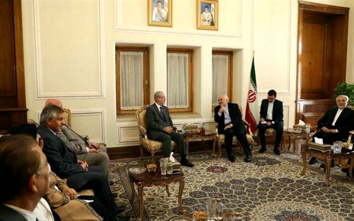 دیدار هیأت پارلمانی جمهوری عراق با محمد جواد ظریف