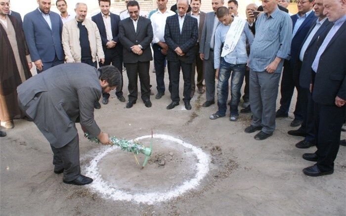 ساختمان فیزیوتراپی مدرسه استثنایی باغچه‌بان شهرستان بناب کلنگ‌زنی شد