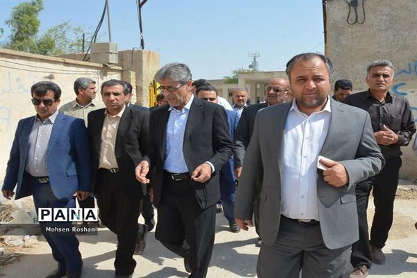 بازدید معاون وزیر و رئیس سازمان نوسازی ،توسعه و تجهیز مدارس کشور از استان بوشهر