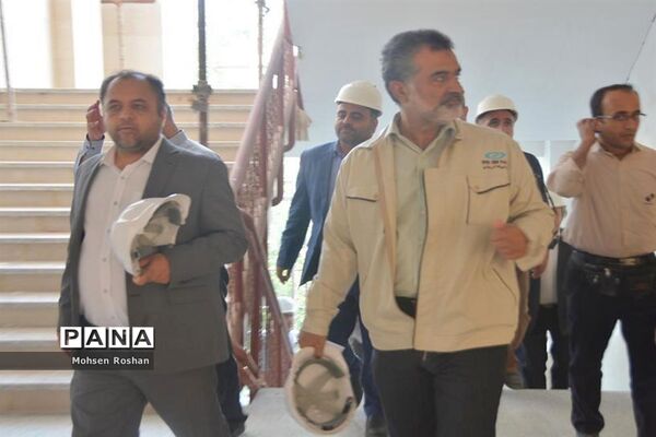 بازدید معاون وزیر و رئیس سازمان نوسازی ،توسعه و تجهیز مدارس کشور از استان بوشهر