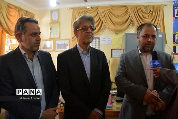 بازدید معاون وزیر و رئیس سازمان نوسازی ،توسعه و تجهیز مدارس کشور از استان بوشهر