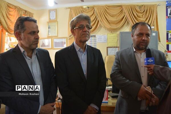 بازدید معاون وزیر و رئیس سازمان نوسازی ،توسعه و تجهیز مدارس کشور از استان بوشهر