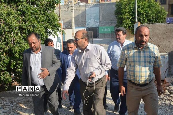 بازدید معاون وزیر و رئیس سازمان نوسازی ،توسعه و تجهیز مدارس کشور از استان بوشهر