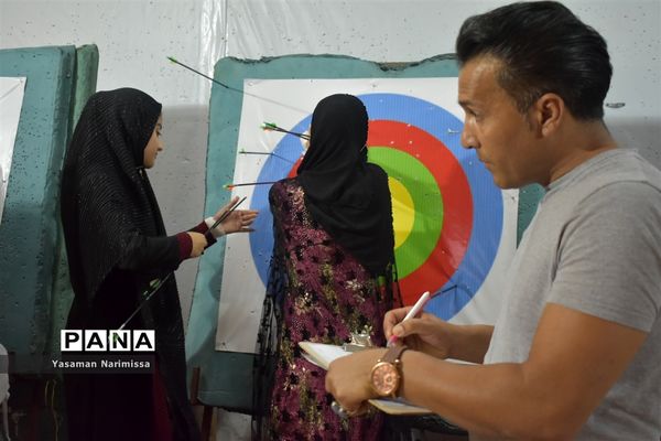 مسابقات تیرانداز ی با کمان سنتی قهرمانی  استان خوزستان  در امیدیه