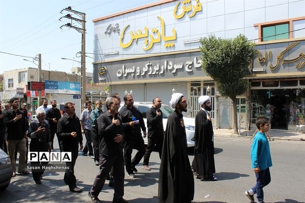 مراسم عزاداری صادق آل محمد(ص) در شهرستان اسلامشهر