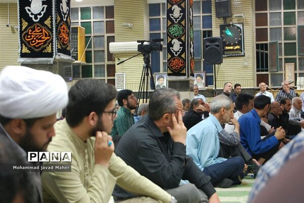 مراسم شب شهادت امام صادق(ع) در مسجد جامع شهرقدس