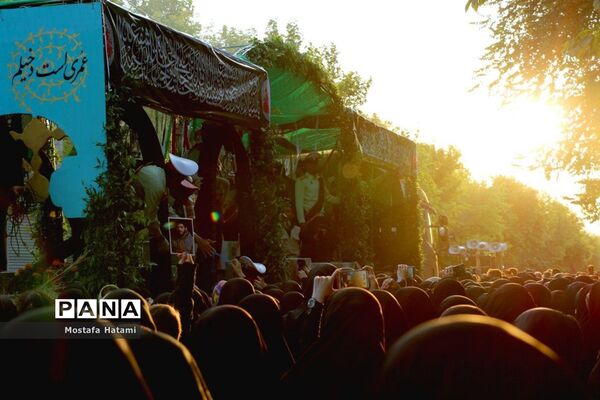 تشیع پیکر مطهر 10 شهید گمنام در خراسان شمالی