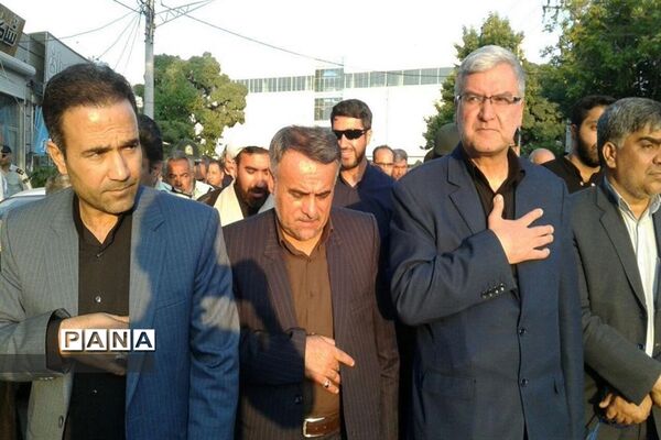 تشیع پیکر مطهر 10 شهید گمنام در خراسان شمالی
