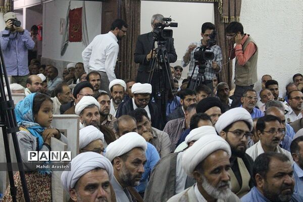 دیدار نماینده ولی فقیه و امام جمعه شهرستان بیرجند با کاروان حرم بارگاه رضوی