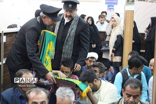حضور کاروان رضوی در دفتر ثبت اسناد رسمی خراسان جنوبی