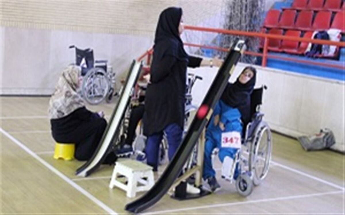 بانوی اردبیلی در مسابقات قهرمانی بوچیا بانوان کشور در صدرایستاد