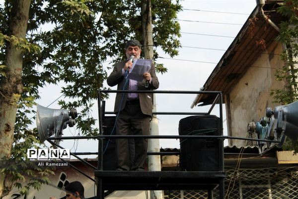 راهپیمایی هفته عفاف و حجاب در قائمشهر