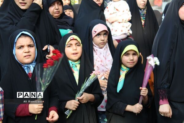 راهپیمایی هفته عفاف و حجاب در قائمشهر