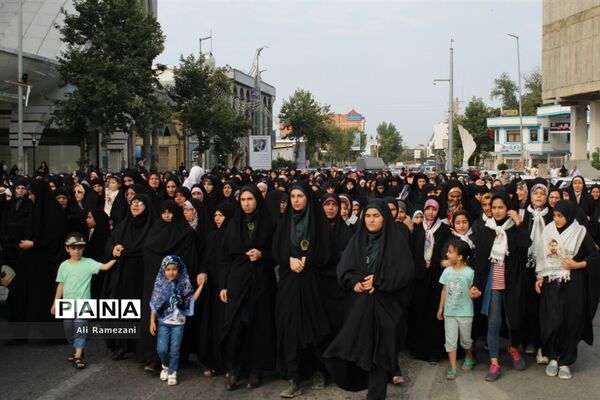 راهپیمایی هفته عفاف و حجاب در قائمشهر