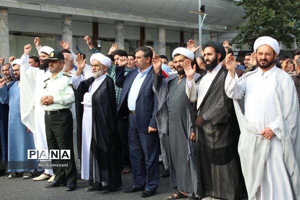 راهپیمایی هفته عفاف و حجاب در قائمشهر