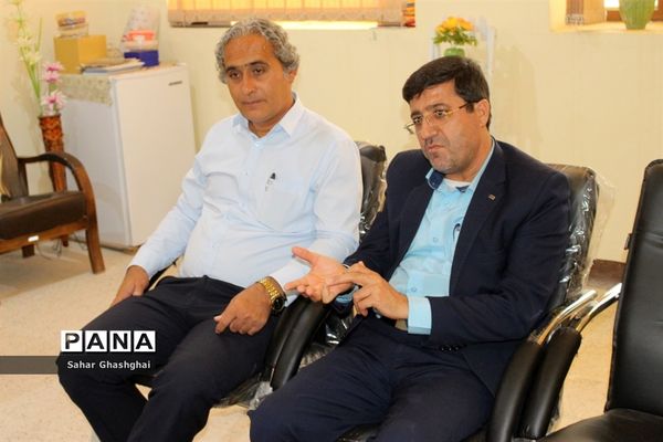 بازدید کارشناسان اداره‌کل آموزش و پرورش  و سازمان دانش آموزی استان بوشهراز پایگاه‌های اوقات فراغت تابستانی دانش آموزان منطقه آب پخش