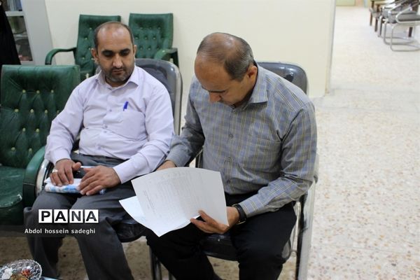 بازدید  کارشناسان اداره کل آموزش و پرورش  و سازمان دانش آموزی استان بوشهراز پایگاه های اوقات فراغت تابستانی دانش آموزان  منطقه سعدآباد