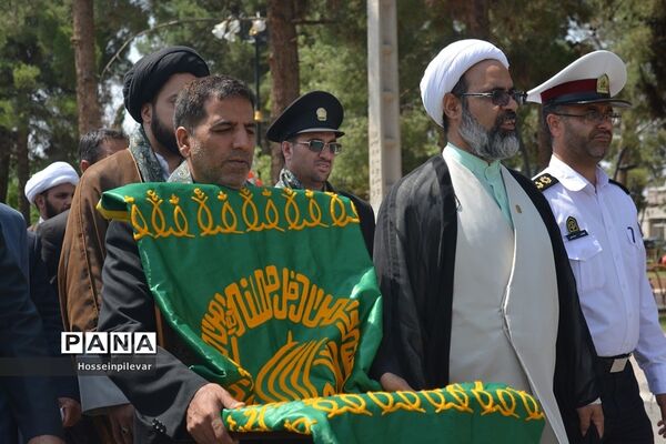 حضور دومین گروه کاروان خدام رضوی در شهرستان سرایان استان خراسان جنوبی
