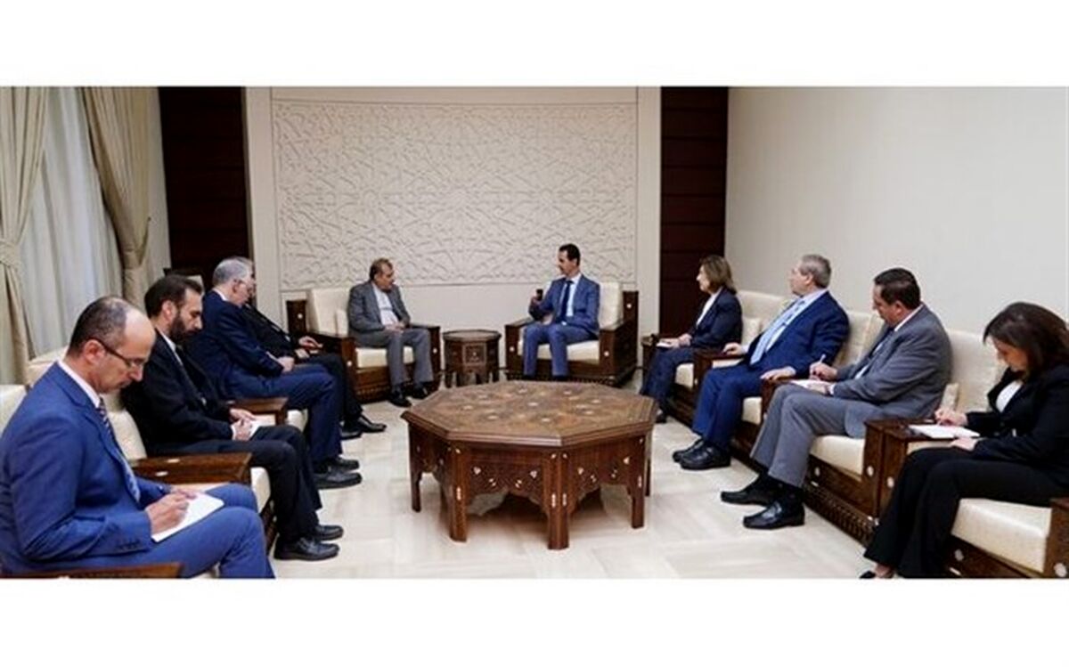 دیدار دستیار وزیر امور خارجه با بشار اسد