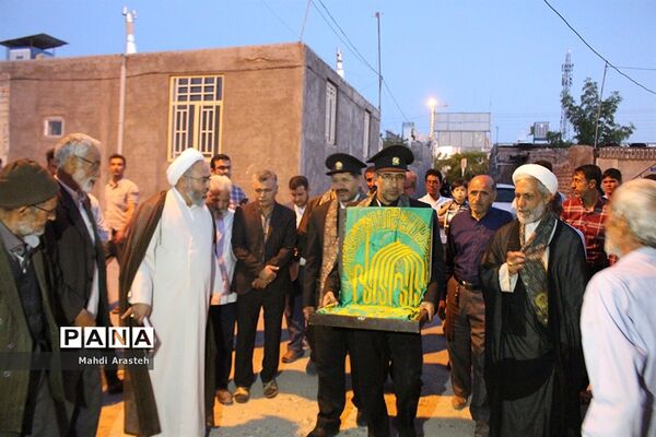 حضور خادمان رضوی در شهرستان زیرکوه خراسان جنوبی