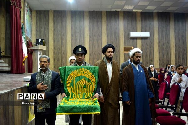 جشن دهه کرامت و حضور دومین گروه کاروان خدام رضوی در شهرستان سرایان استان خراسان جنوبی
