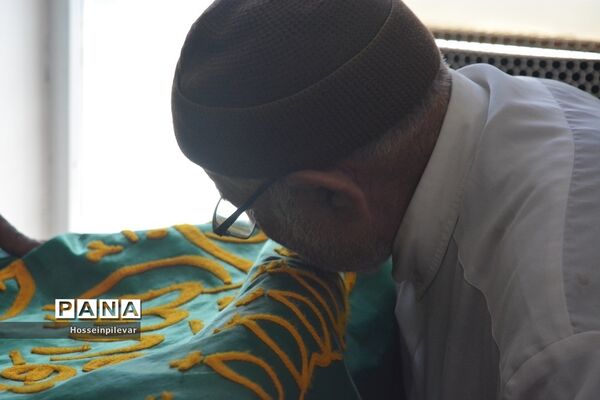 جشن دهه کرامت و حضور دومین گروه کاروان خدام رضوی در شهرستان سرایان استان خراسان جنوبی