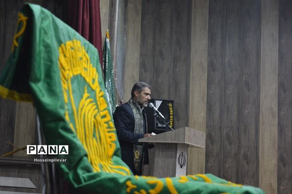 جشن دهه کرامت و حضور دومین گروه کاروان خدام رضوی در شهرستان سرایان استان خراسان جنوبی
