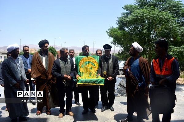 جشن دهه کرامت و حضور دومین گروه کاروان خدام رضوی در شهرستان سرایان استان خراسان جنوبی