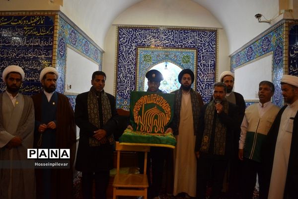جشن دهه کرامت و حضور دومین گروه کاروان خدام رضوی در شهرستان سرایان استان خراسان جنوبی