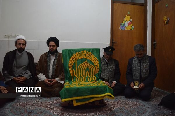 جشن دهه کرامت و حضور دومین گروه کاروان خدام رضوی در شهرستان سرایان استان خراسان جنوبی