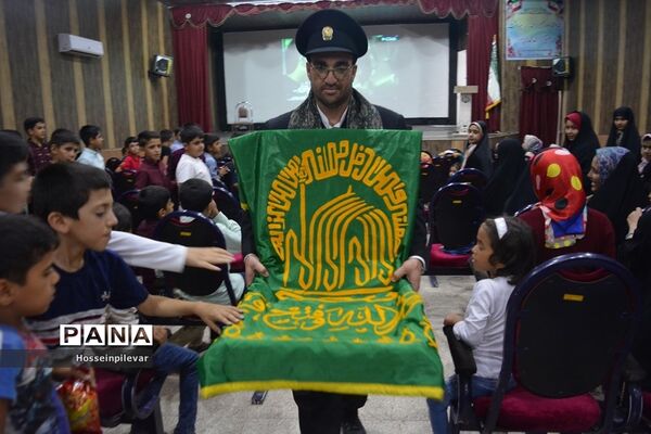 جشن دهه کرامت و حضور دومین گروه کاروان خدام رضوی در شهرستان سرایان استان خراسان جنوبی