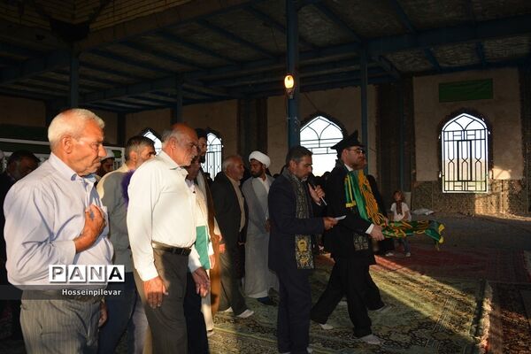 جشن دهه کرامت و حضور دومین گروه کاروان خدام رضوی در شهرستان سرایان استان خراسان جنوبی