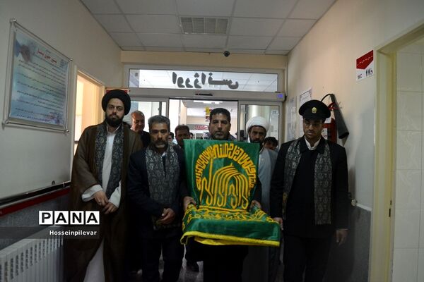 جشن دهه کرامت و حضور دومین گروه کاروان خدام رضوی در شهرستان سرایان استان خراسان جنوبی