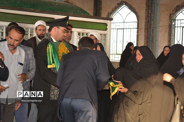 جشن دهه کرامت و حضور دومین گروه کاروان خدام رضوی در شهرستان سرایان استان خراسان جنوبی