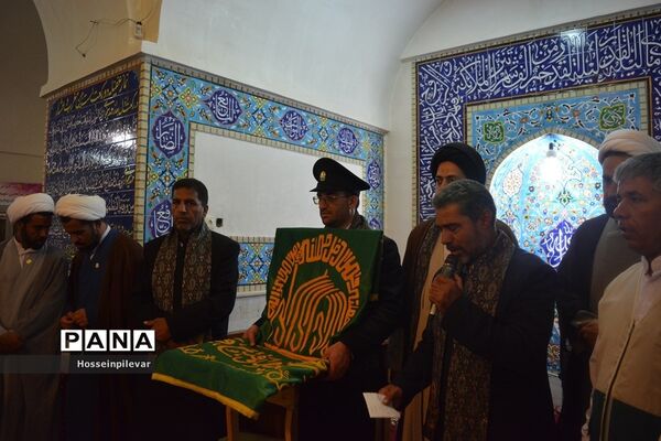 جشن دهه کرامت و حضور دومین گروه کاروان خدام رضوی در شهرستان سرایان استان خراسان جنوبی