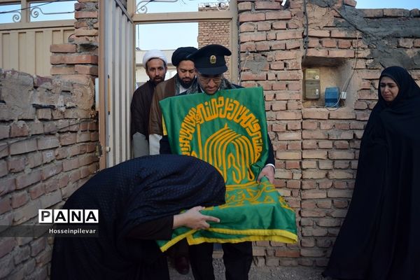 جشن دهه کرامت و حضور دومین گروه کاروان خدام رضوی در شهرستان سرایان استان خراسان جنوبی