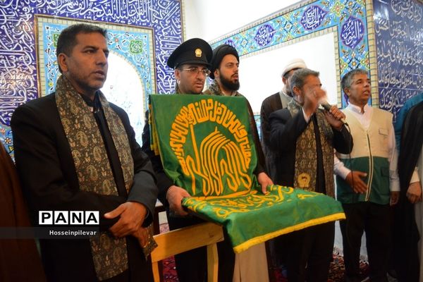جشن دهه کرامت و حضور دومین گروه کاروان خدام رضوی در شهرستان سرایان استان خراسان جنوبی