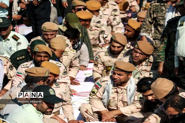 بازگشت پیکر پاک 44تن از شهدای جنگ تحمیلی از مرز شلمچه به میهن