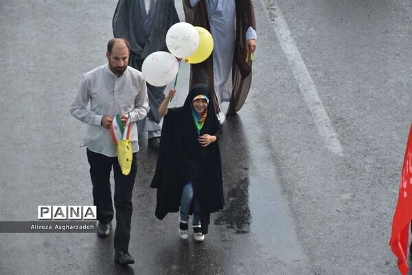 راهپیمایی هفته عفاف و حجاب در بابلسر
