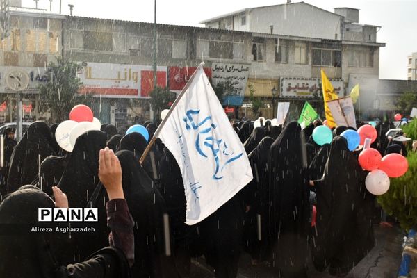 راهپیمایی هفته عفاف و حجاب در بابلسر