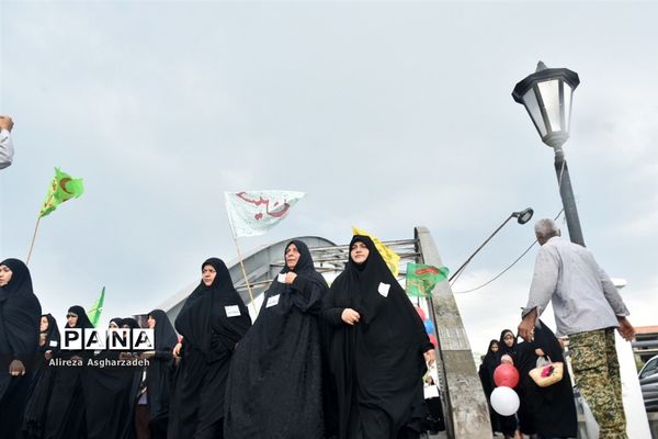 راهپیمایی هفته عفاف و حجاب در بابلسر