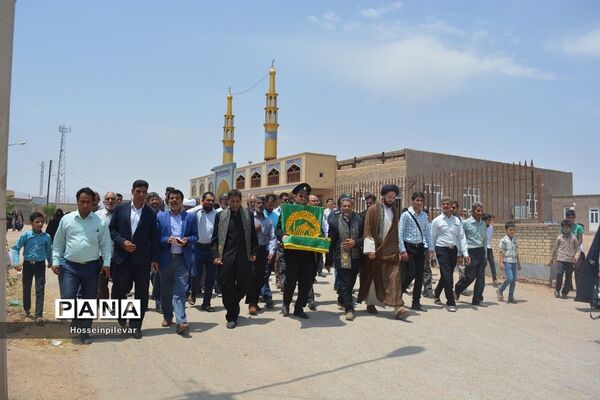 حضور دومین گروه کاروان خدام رضوی در شهرستان بشرویه استان خراسان جنوبی