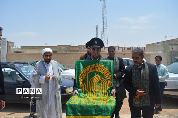 حضور دومین گروه کاروان خدام رضوی در شهرستان بشرویه استان خراسان جنوبی