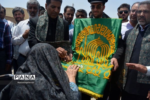 حضور دومین گروه کاروان خدام رضوی در شهرستان بشرویه استان خراسان جنوبی