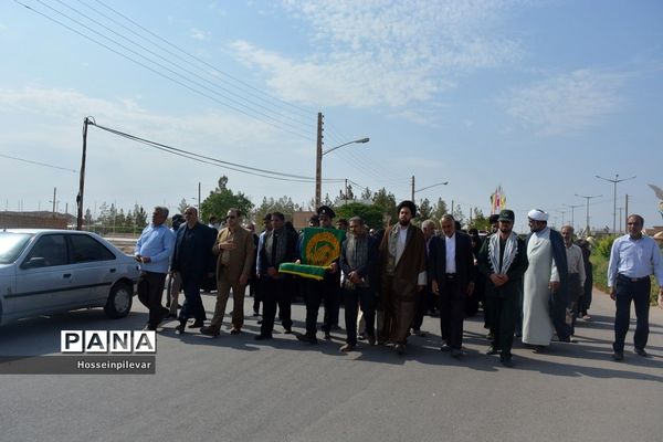 حضور دومین گروه کاروان خدام رضوی در شهرستان بشرویه استان خراسان جنوبی