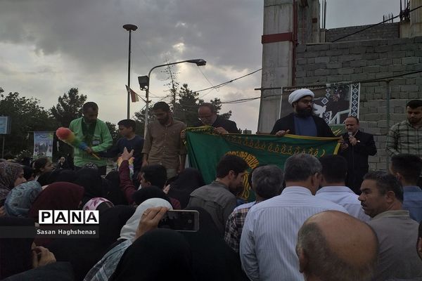 حضور خادمان آستان قدس رضوی در اسلامشهر