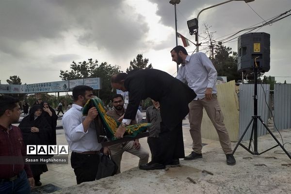 حضور خادمان آستان قدس رضوی در اسلامشهر