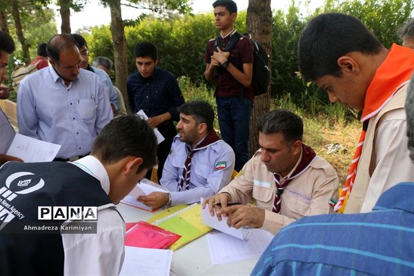 برگزاری جشنواره اردوی پیشتازان پسر و خبرنگاران پانا استان فارس