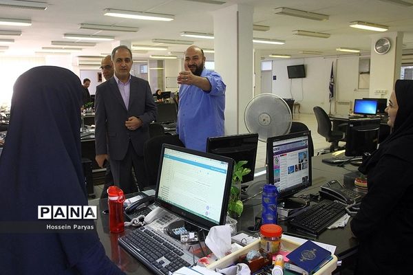 بازدید رئیس فدراسیون ورزش دانش‌آموزی از خبرگزاری پانا